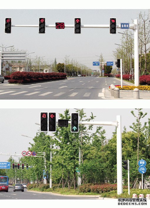 倒L型等邊八角懸臂信號燈桿